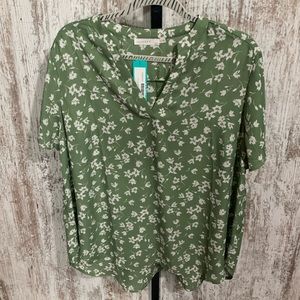 Lush Womens Blouse size 1X NWT